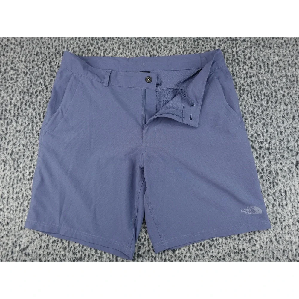 The North Face Paramount Active Shorts Mens 34 Blue Gray NF0A3T2Q Hiking